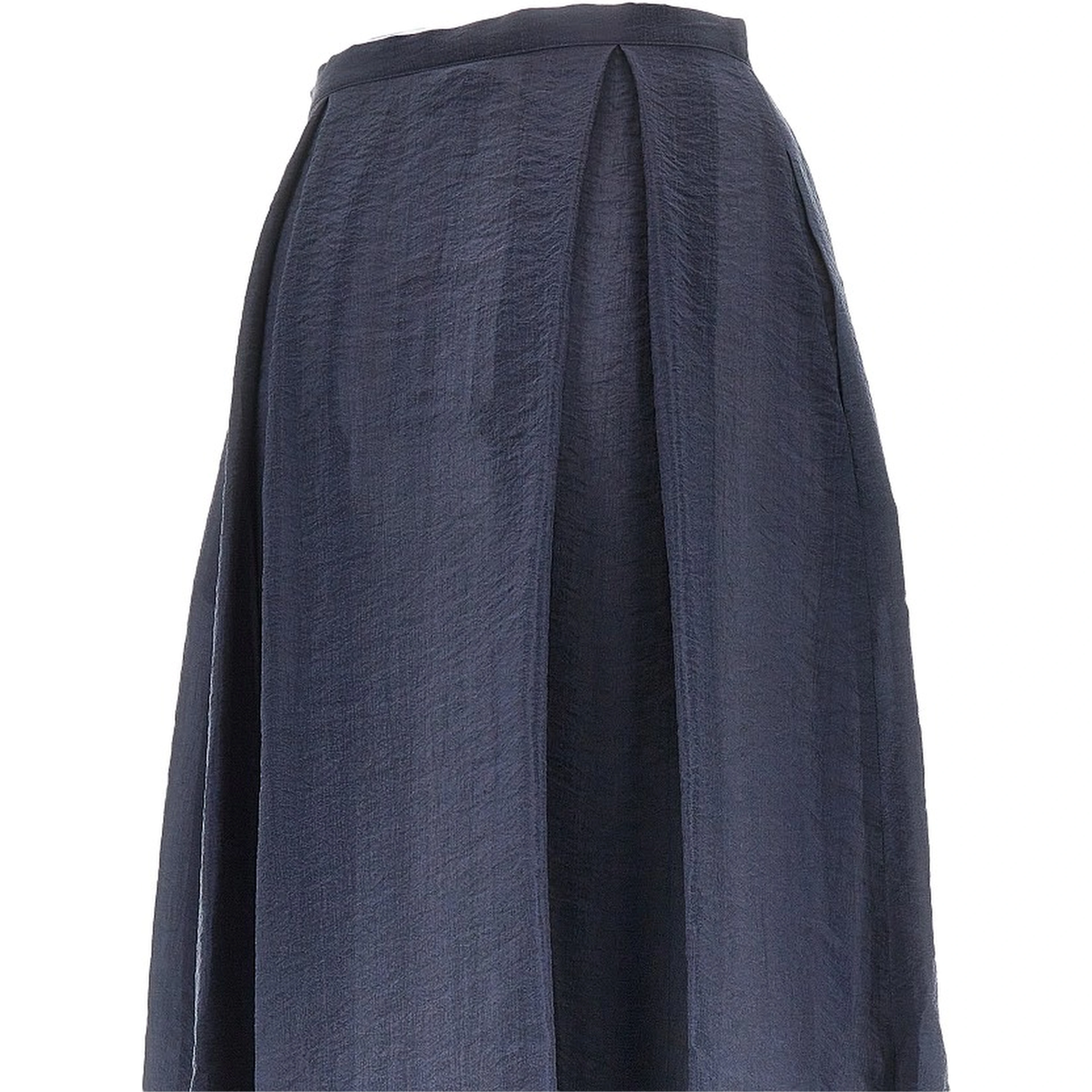 Tecno creponne midi skirt
