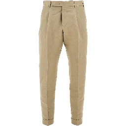 Cotton and linen 'Rebel Fit' pants