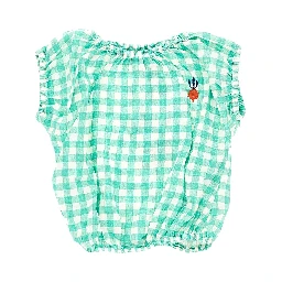 Pixel Sugar Beet vichy blouse