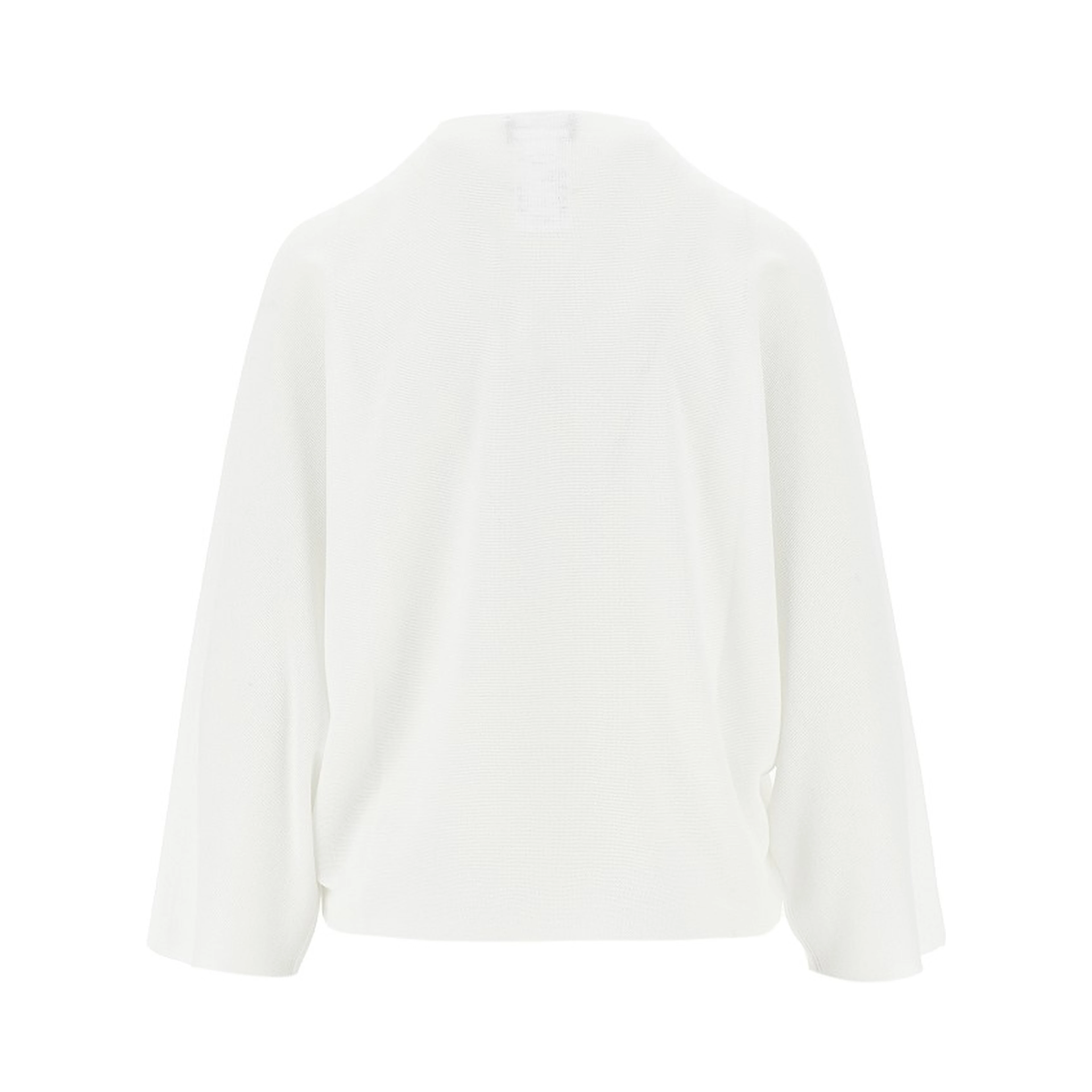 Knitted top with batwing sleeves
