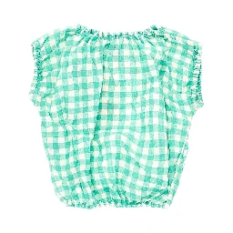 Pixel Sugar Beet vichy blouse