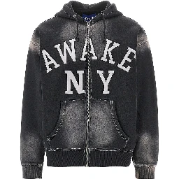'Collegiate' full-zip hoodie