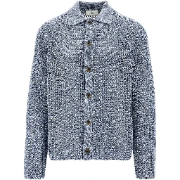 'Gerald' net knit shirt