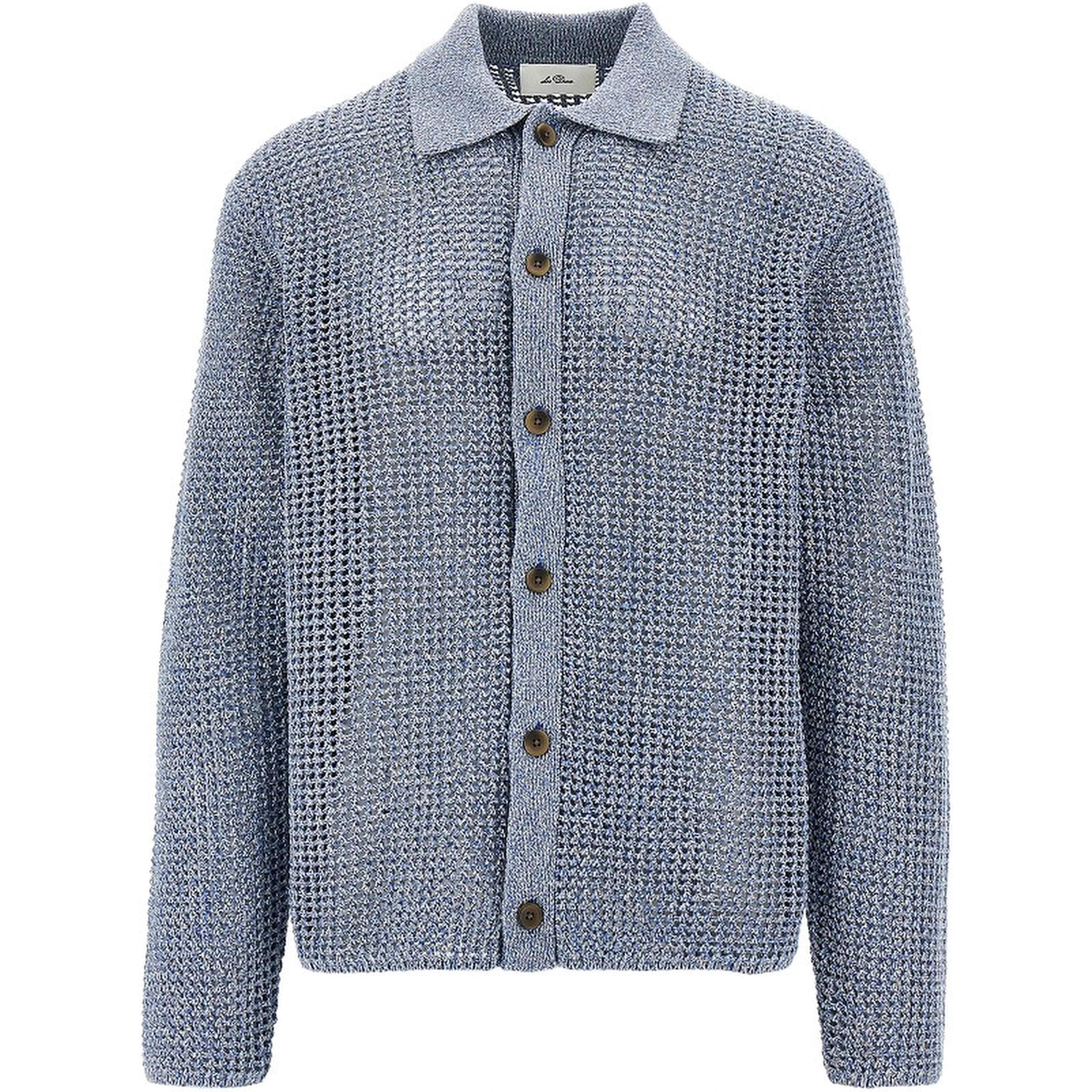 'Gerald' net knit shirt