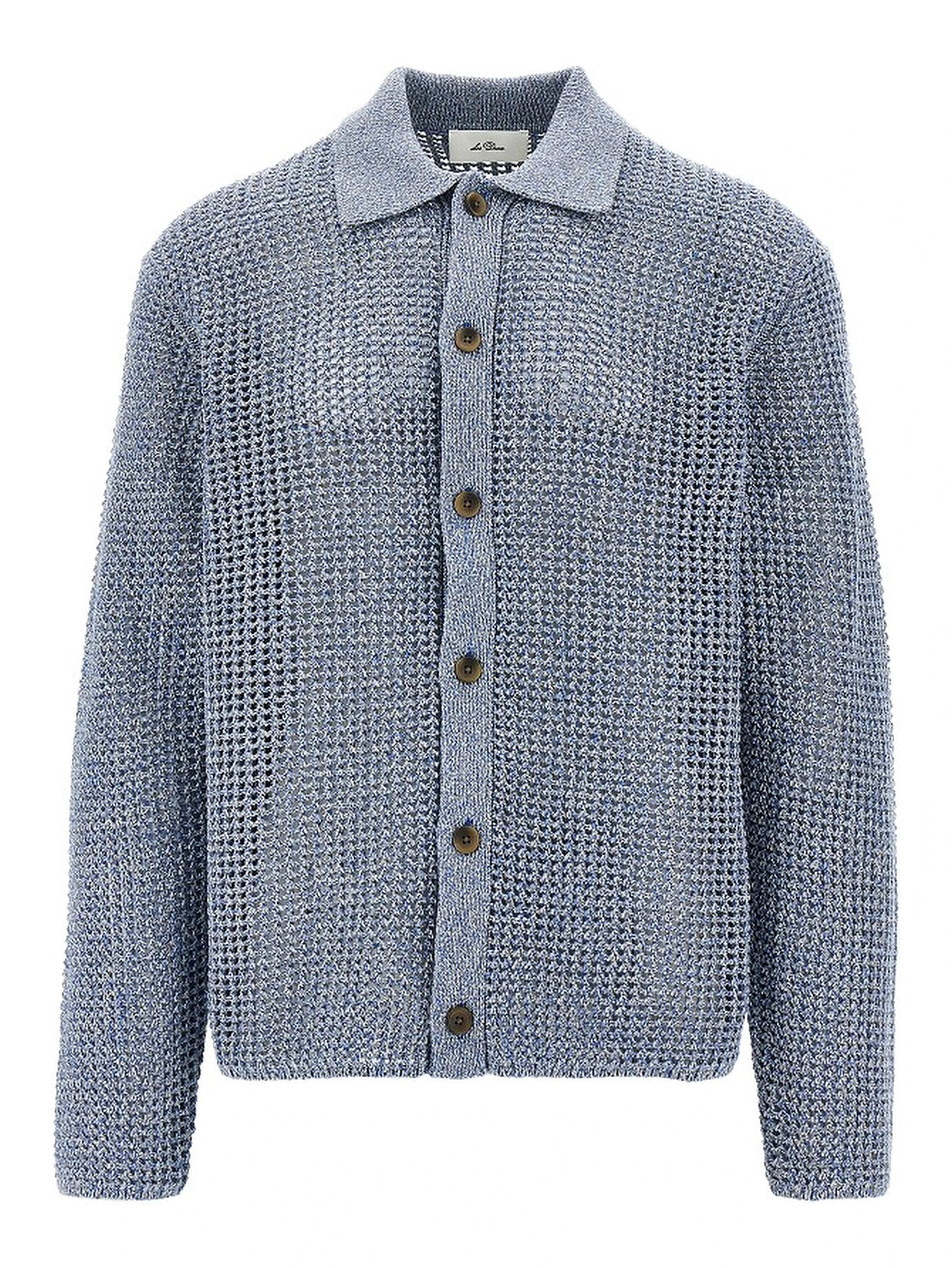 'Gerald' net knit shirt
