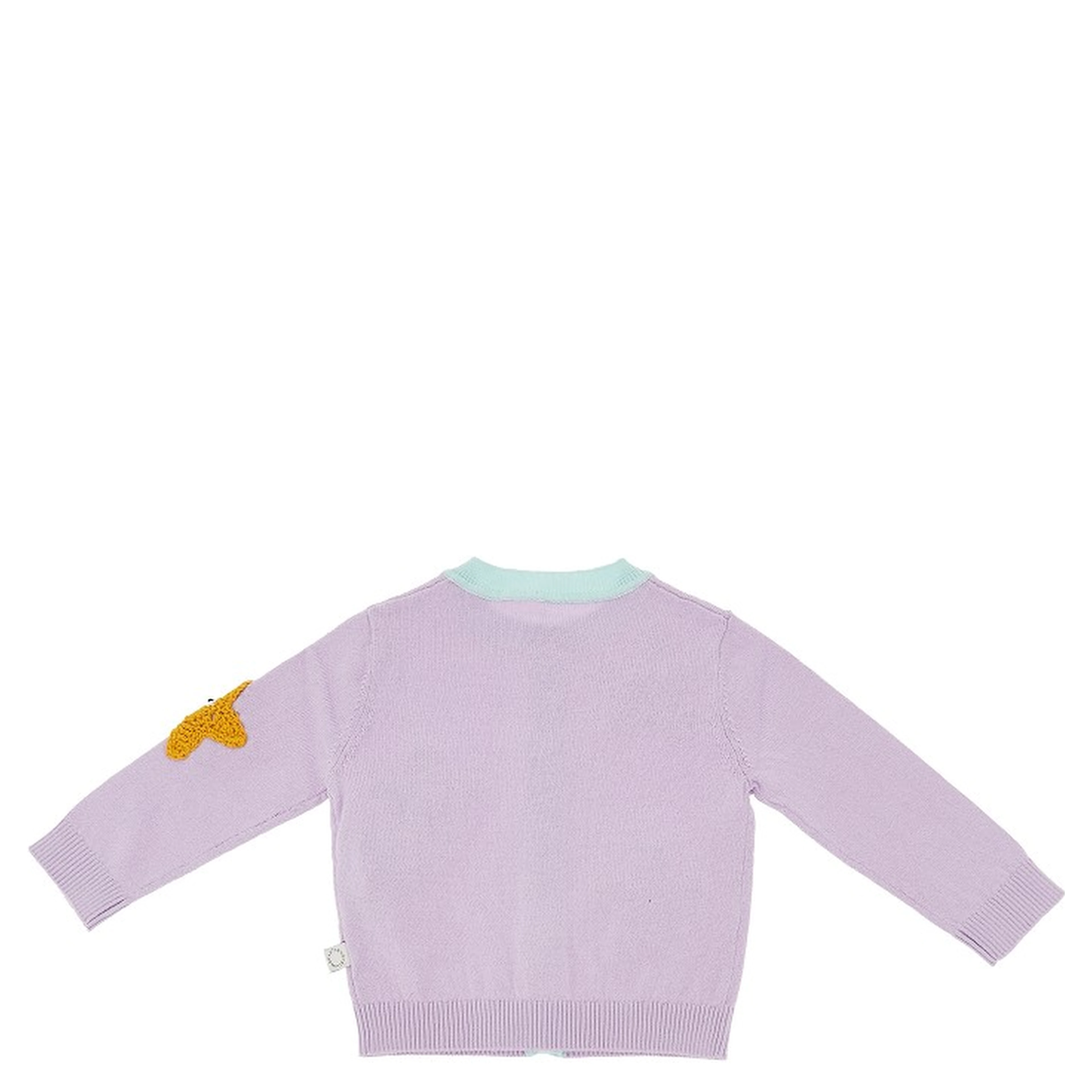 Cotton cardigan with embroidered stars