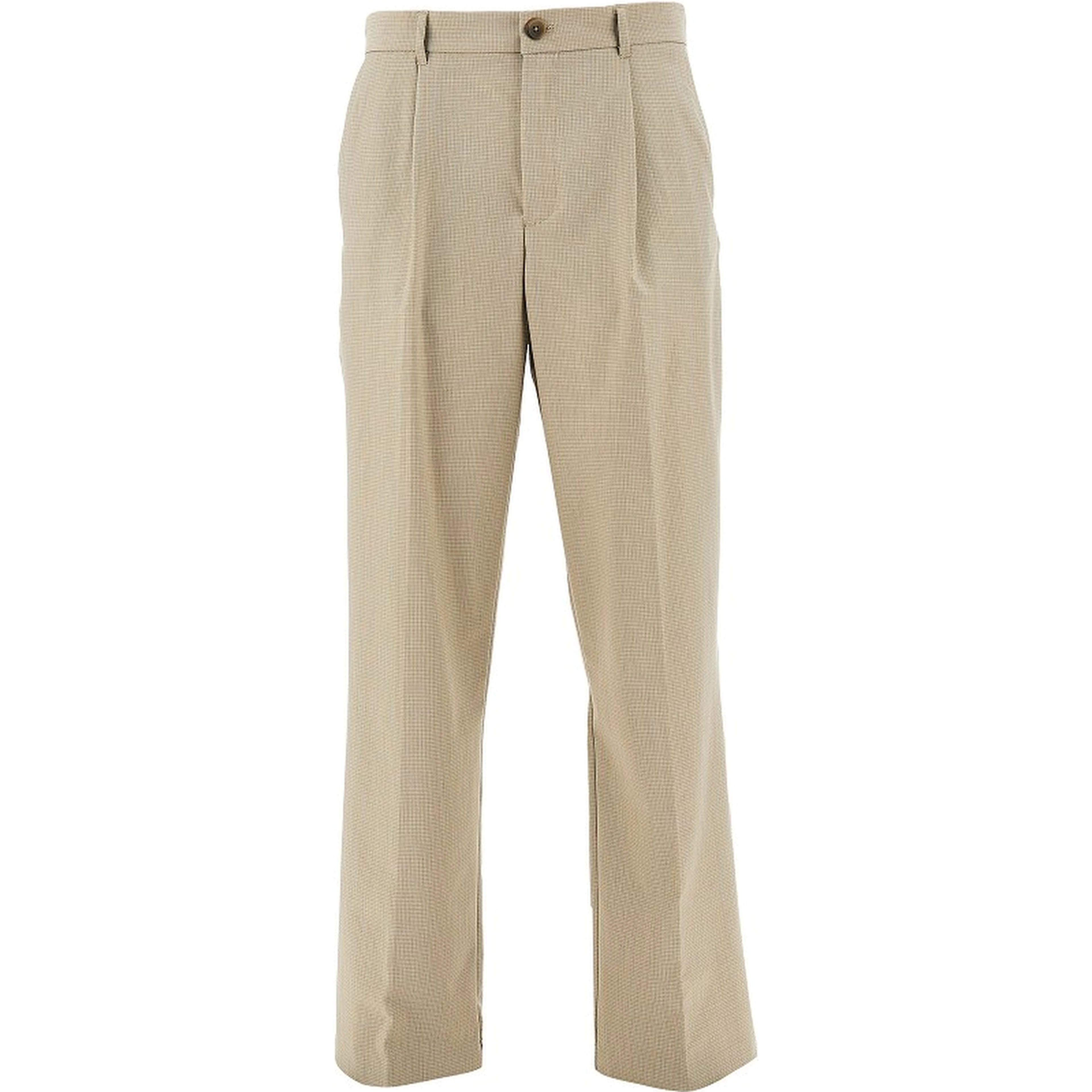 'Reece' mini check viscose-blend pants