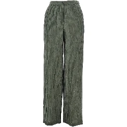 Textured lurex taffetà pants
