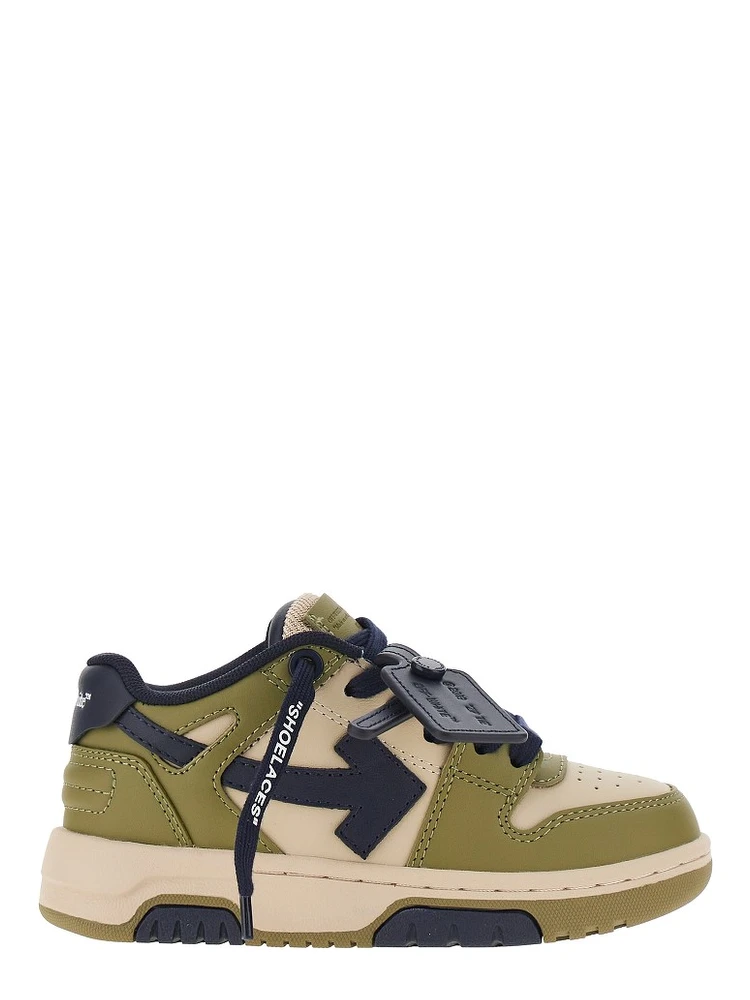 'Out Of Office' leather sneakers