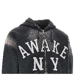 'Collegiate' full-zip hoodie