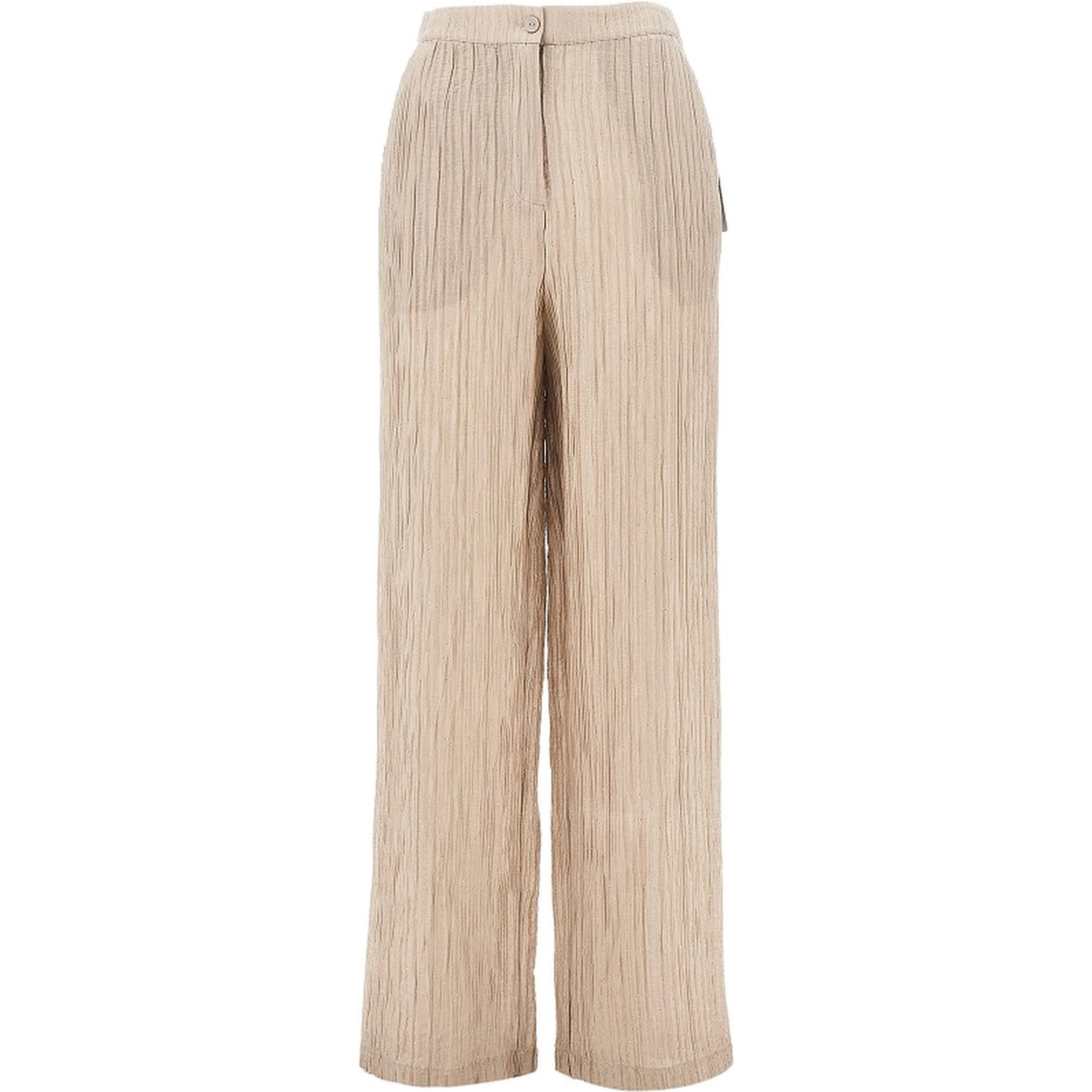 Textured lurex taffetà pants