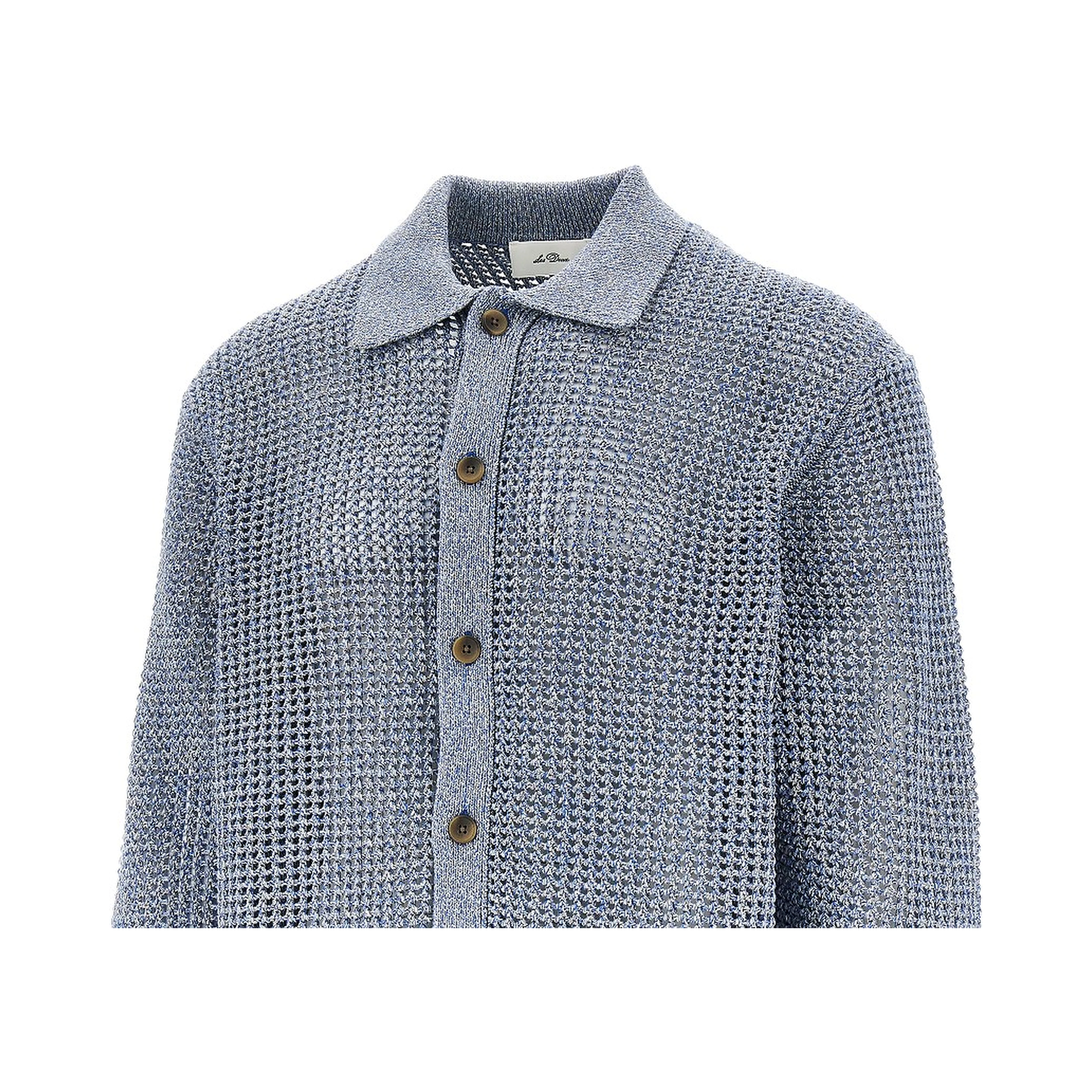 'Gerald' net knit shirt
