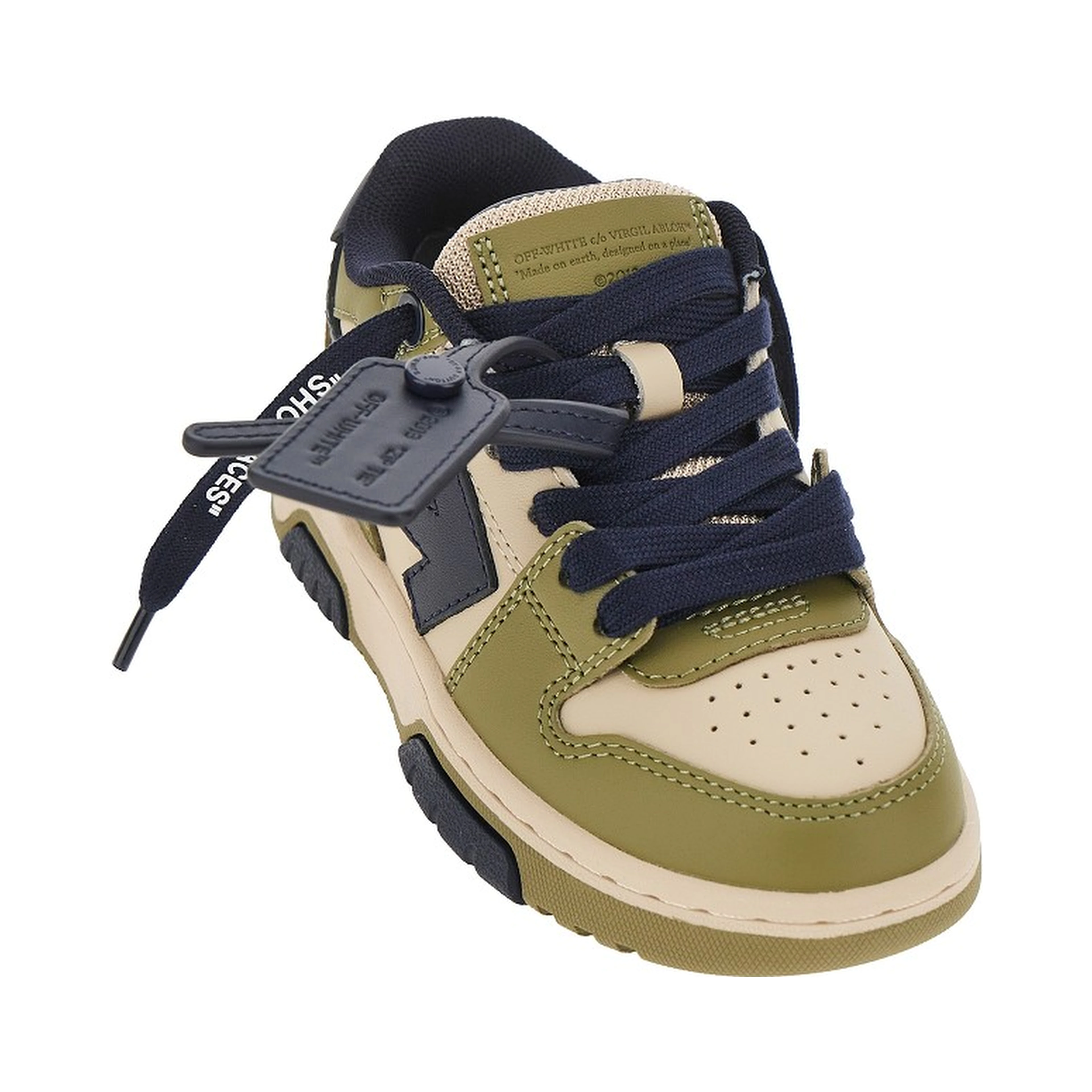 'Out Of Office' leather sneakers