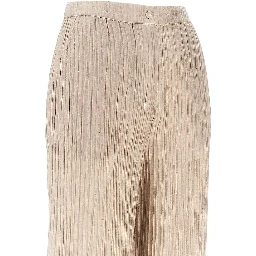 Textured lurex taffetà pants