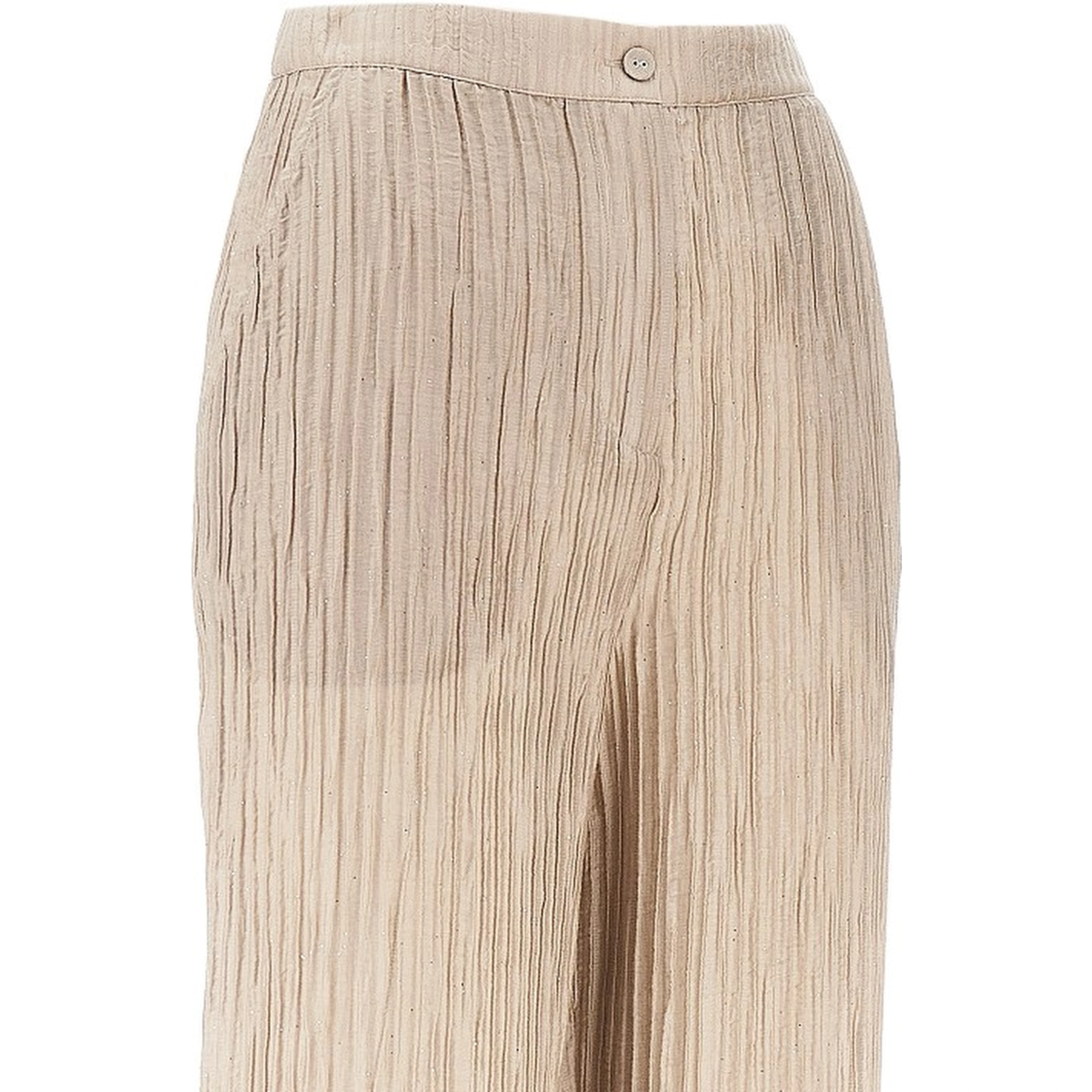 Textured lurex taffetà pants