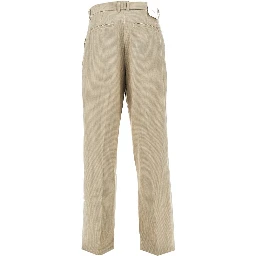 'Reece' mini check viscose-blend pants