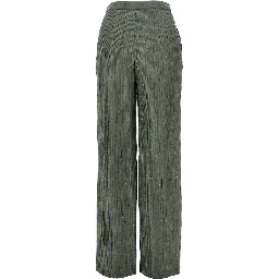 Textured lurex taffetà pants