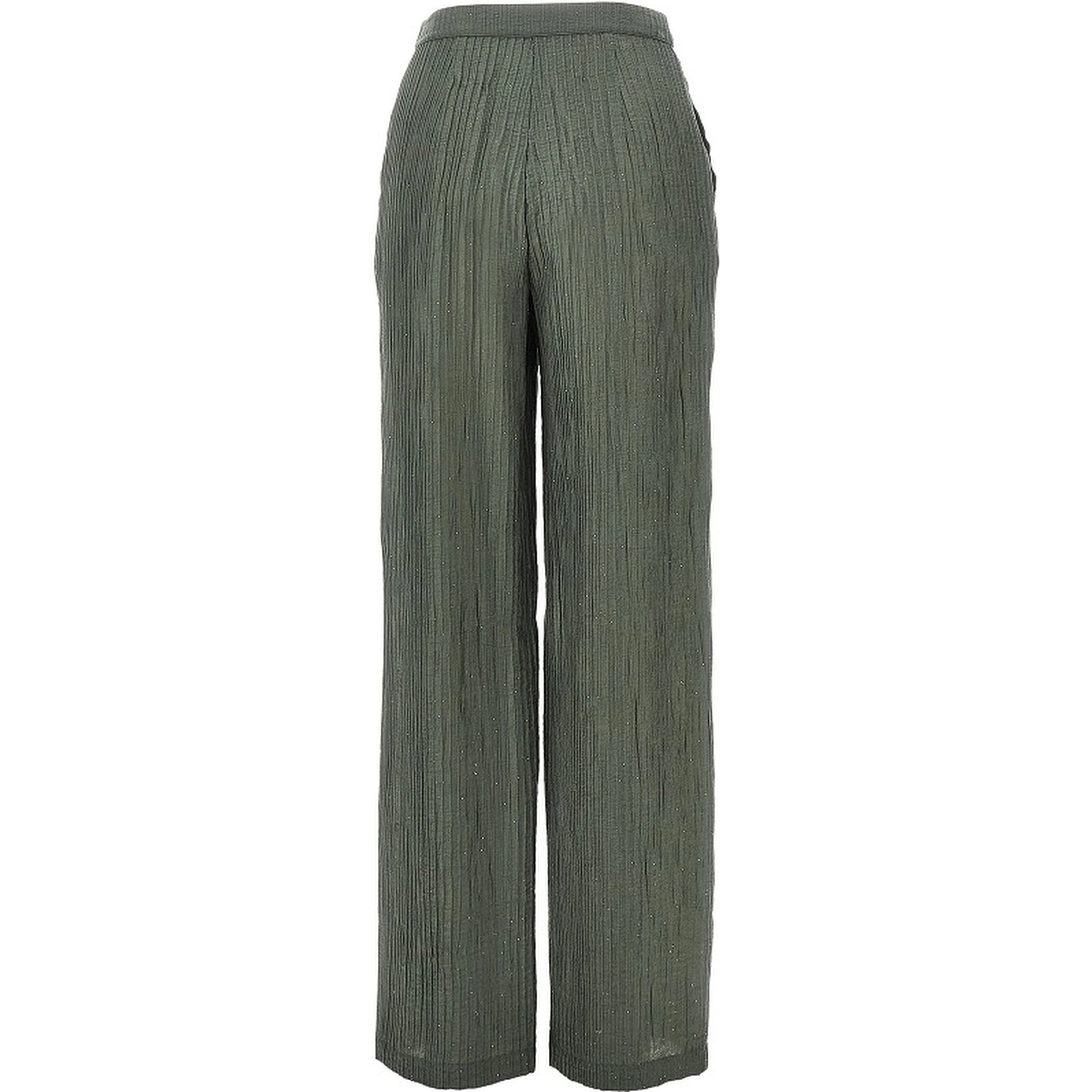 Textured lurex taffetà pants