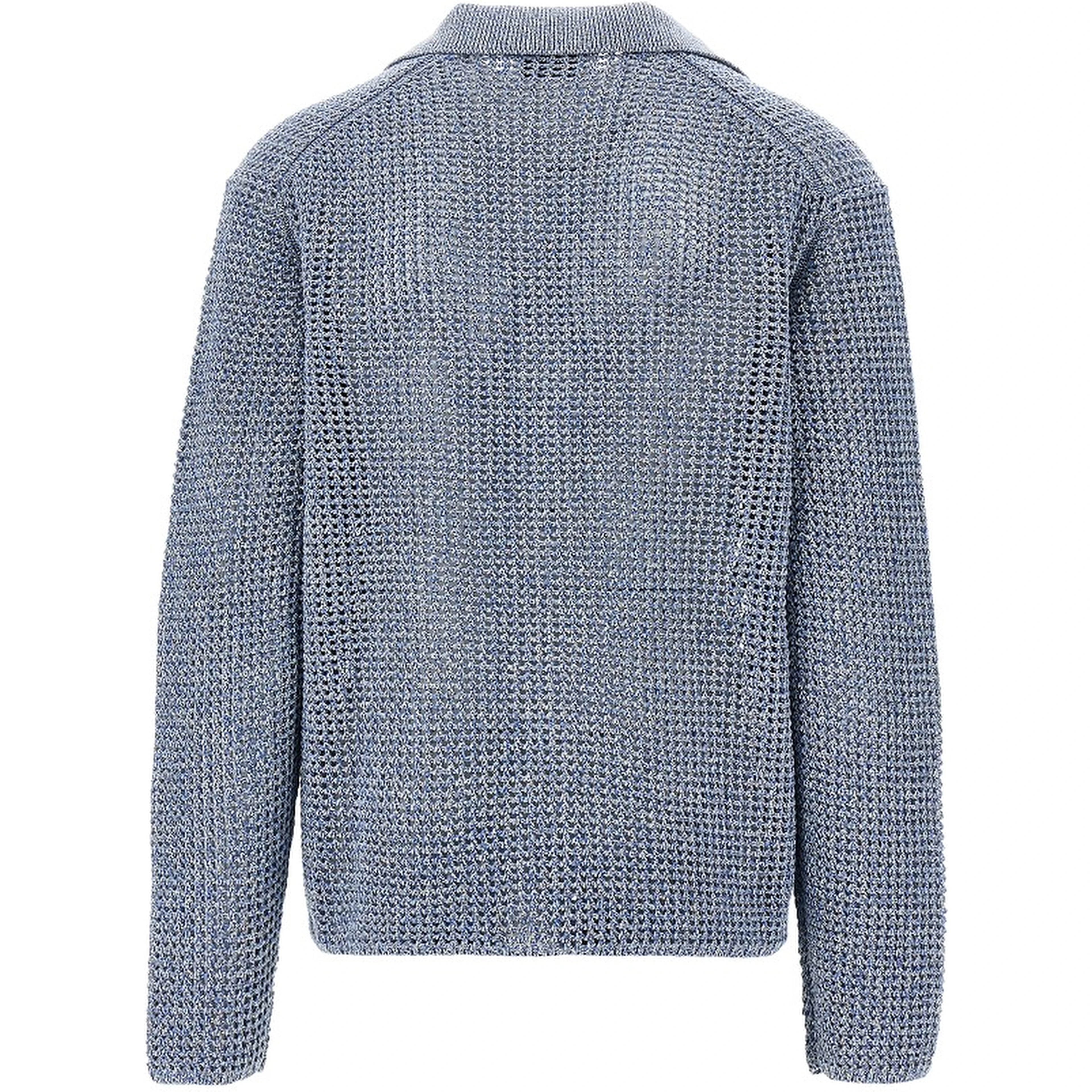 'Gerald' net knit shirt