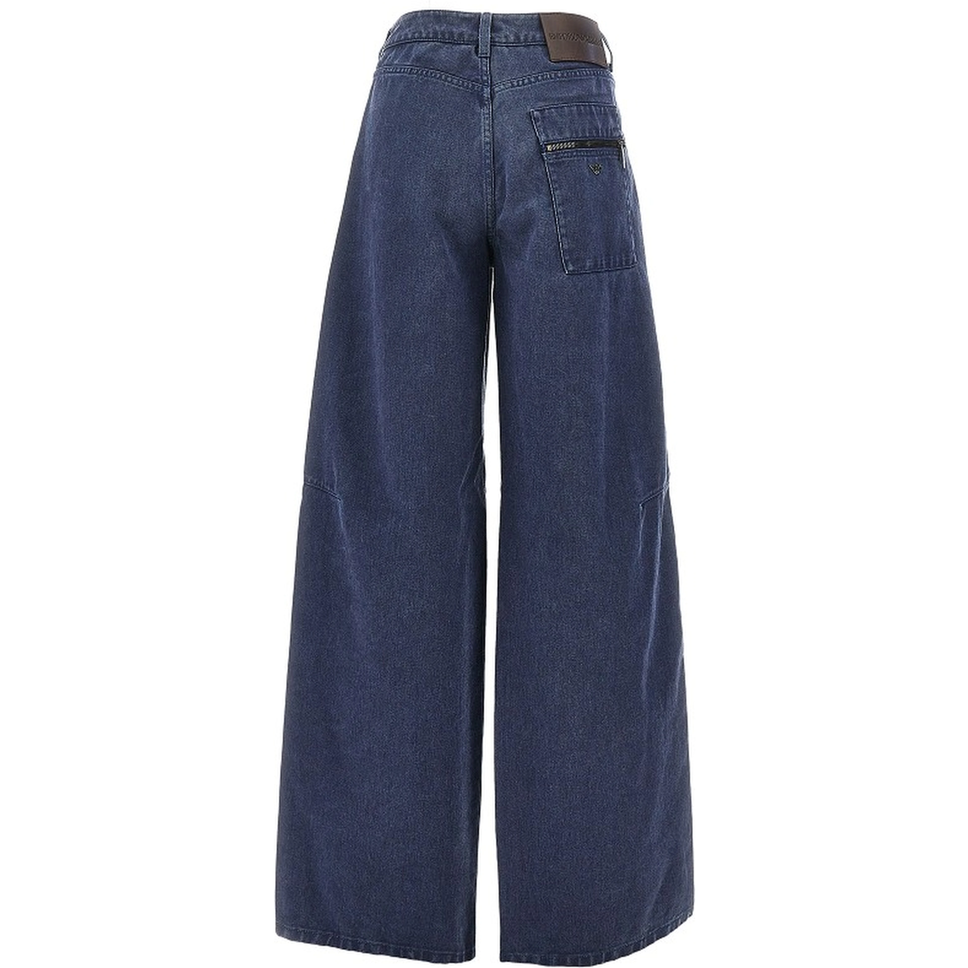 Wide leg denim pants
