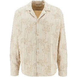 'Jasper' jacquard cotton shirt