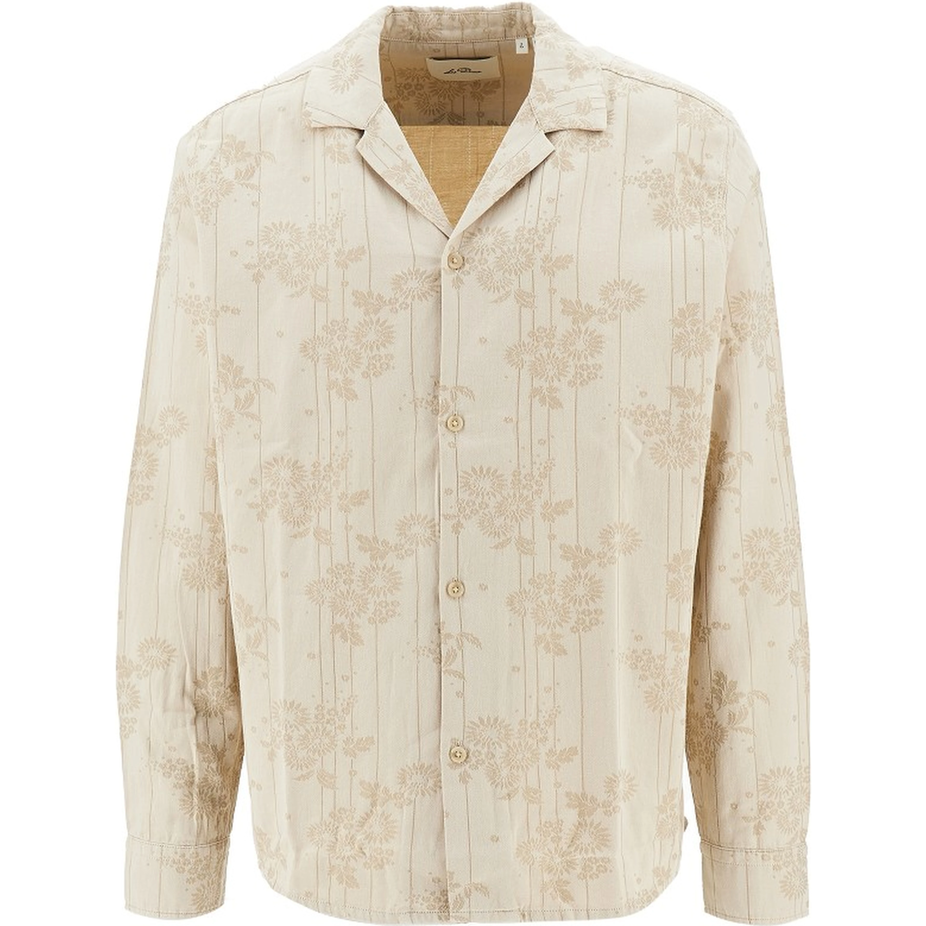 'Jasper' jacquard cotton shirt