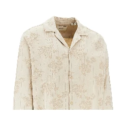'Jasper' jacquard cotton shirt