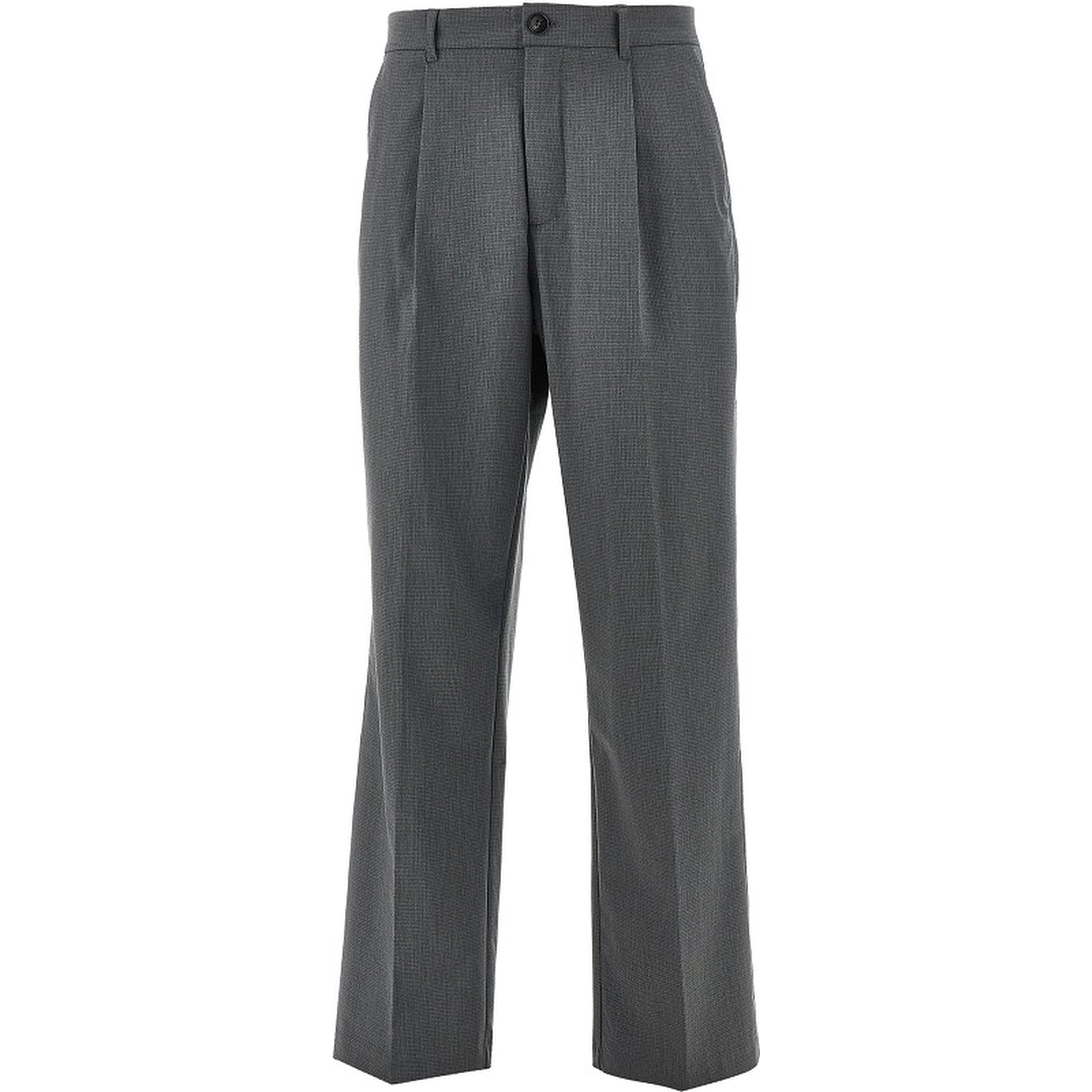 'Reece' mini check viscose-blend pants