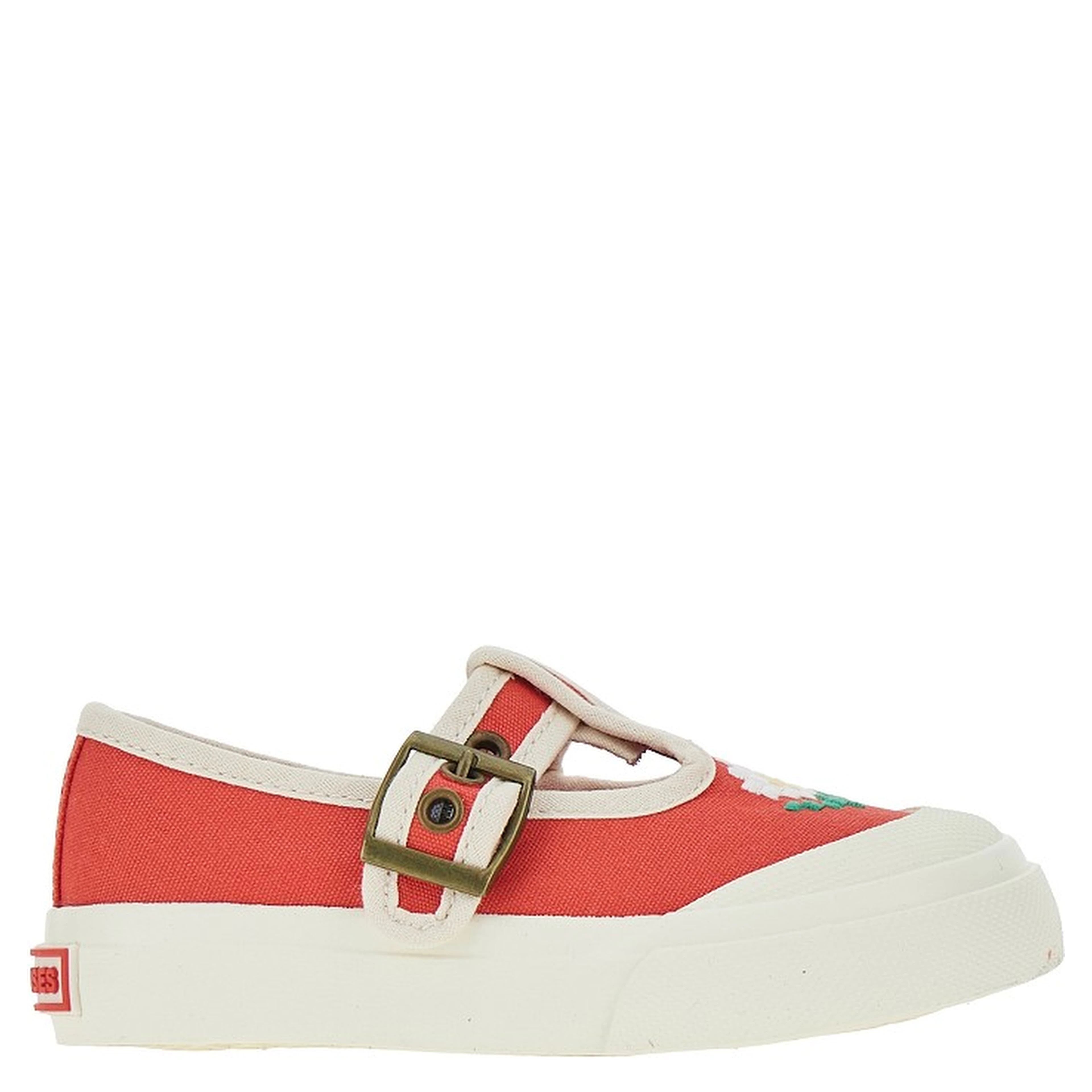 Pixel Daisy embroidery cotton shoes
