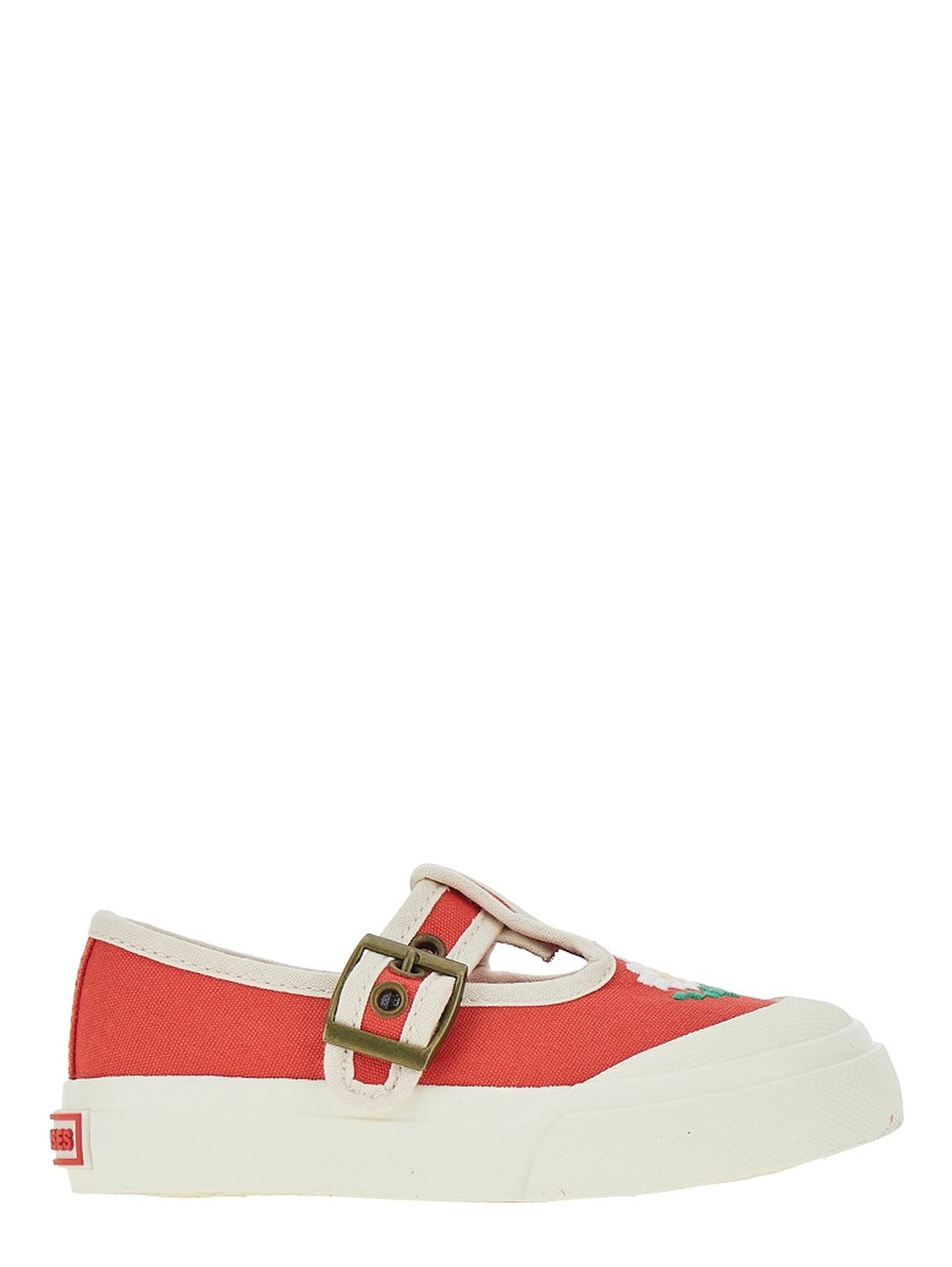 Pixel Daisy embroidery cotton shoes