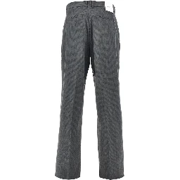 'Reece' mini check viscose-blend pants