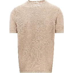Linen knit T-shirt