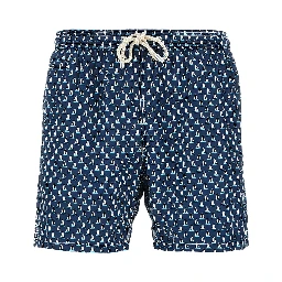 Regular Sail printed swim shorts