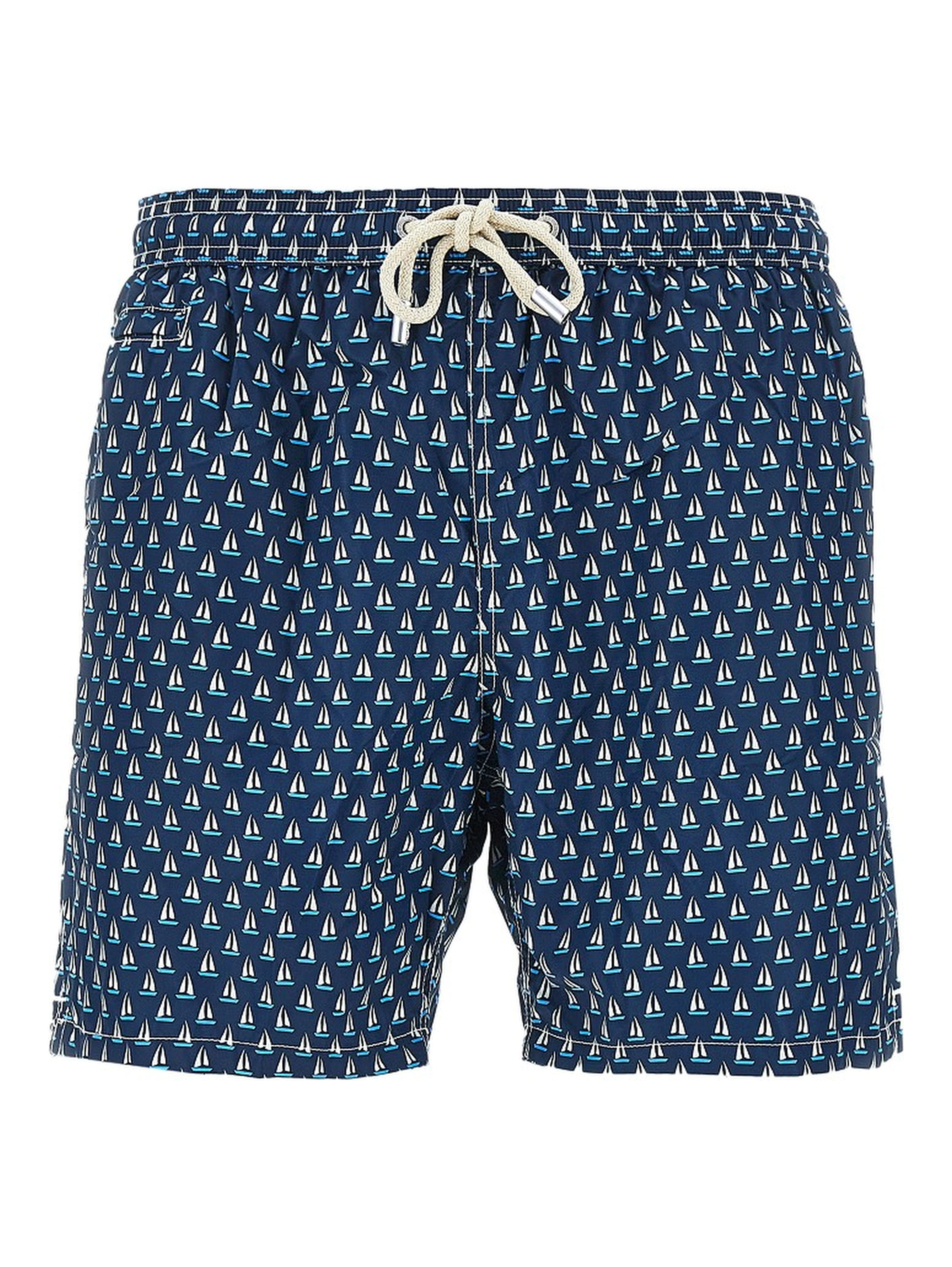 Regular Sail printed swim shorts