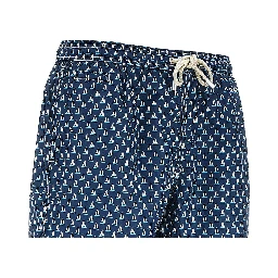 Regular Sail printed swim shorts