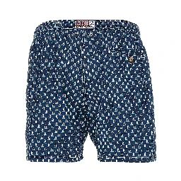 Regular Sail printed swim shorts