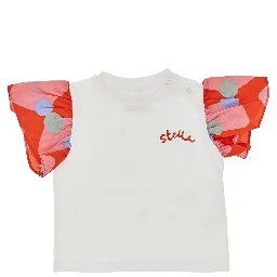 Cotton t-shirt with logo print
