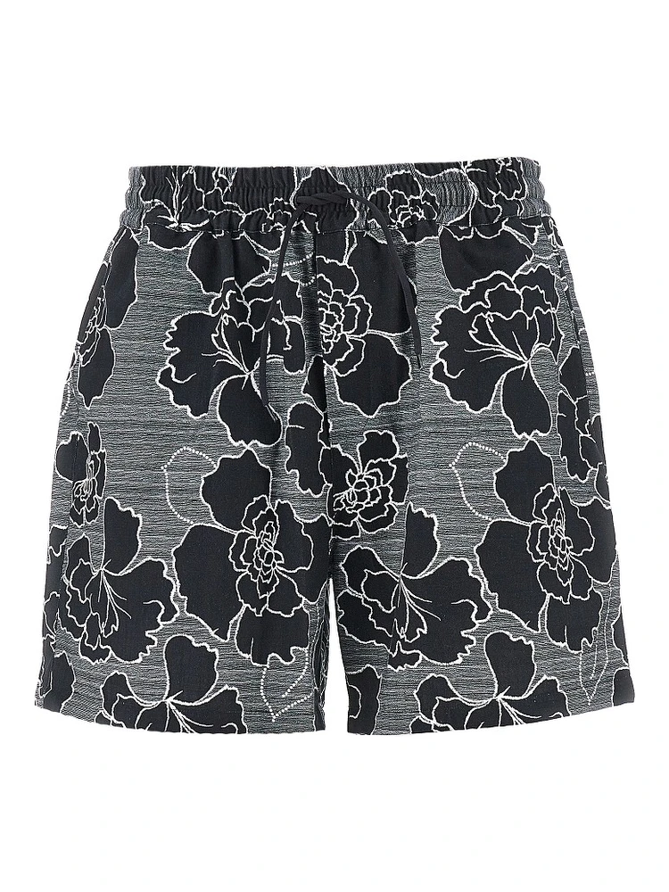 'Charlie Poppy' cotton-blend shorts