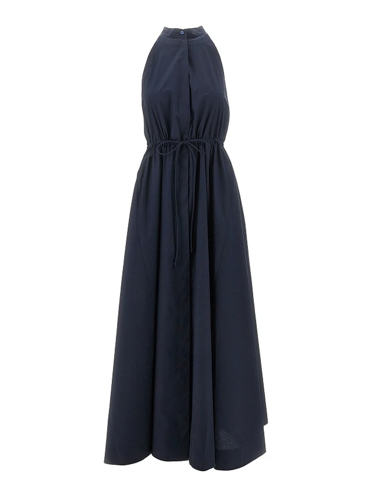 Cotton poplin long dress