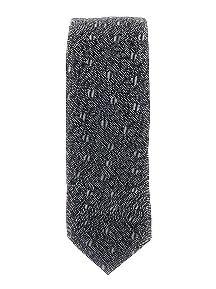 Jacquard silk necktie