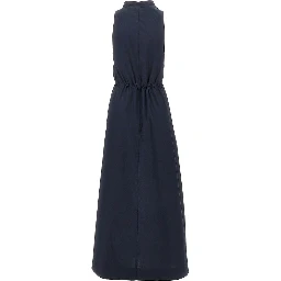 Cotton poplin long dress