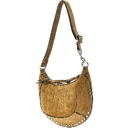 Suede leather Oskan Moon bag