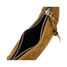 Suede leather Oskan Moon bag