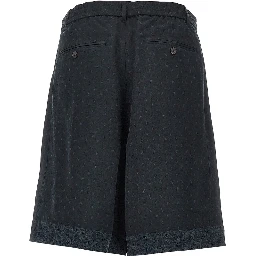 Jacquard Paisley fabric shorts