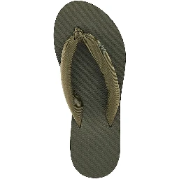 Rubber thong slides with Eagle logo