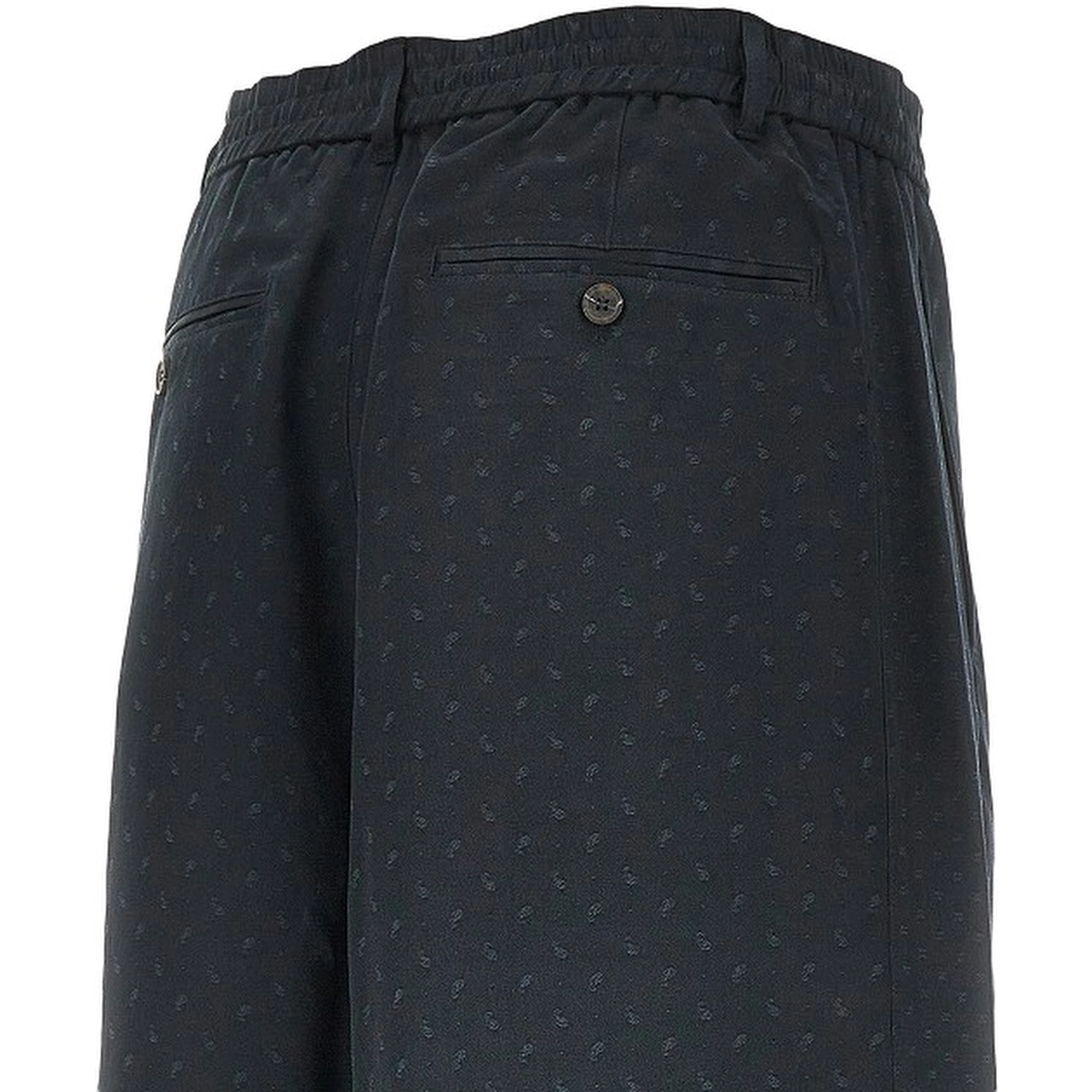 Jacquard Paisley fabric shorts