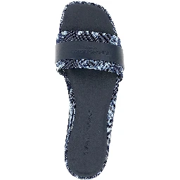 Canvas slides with jacquard Bandana motif