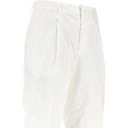 Pima cotton pants with dart