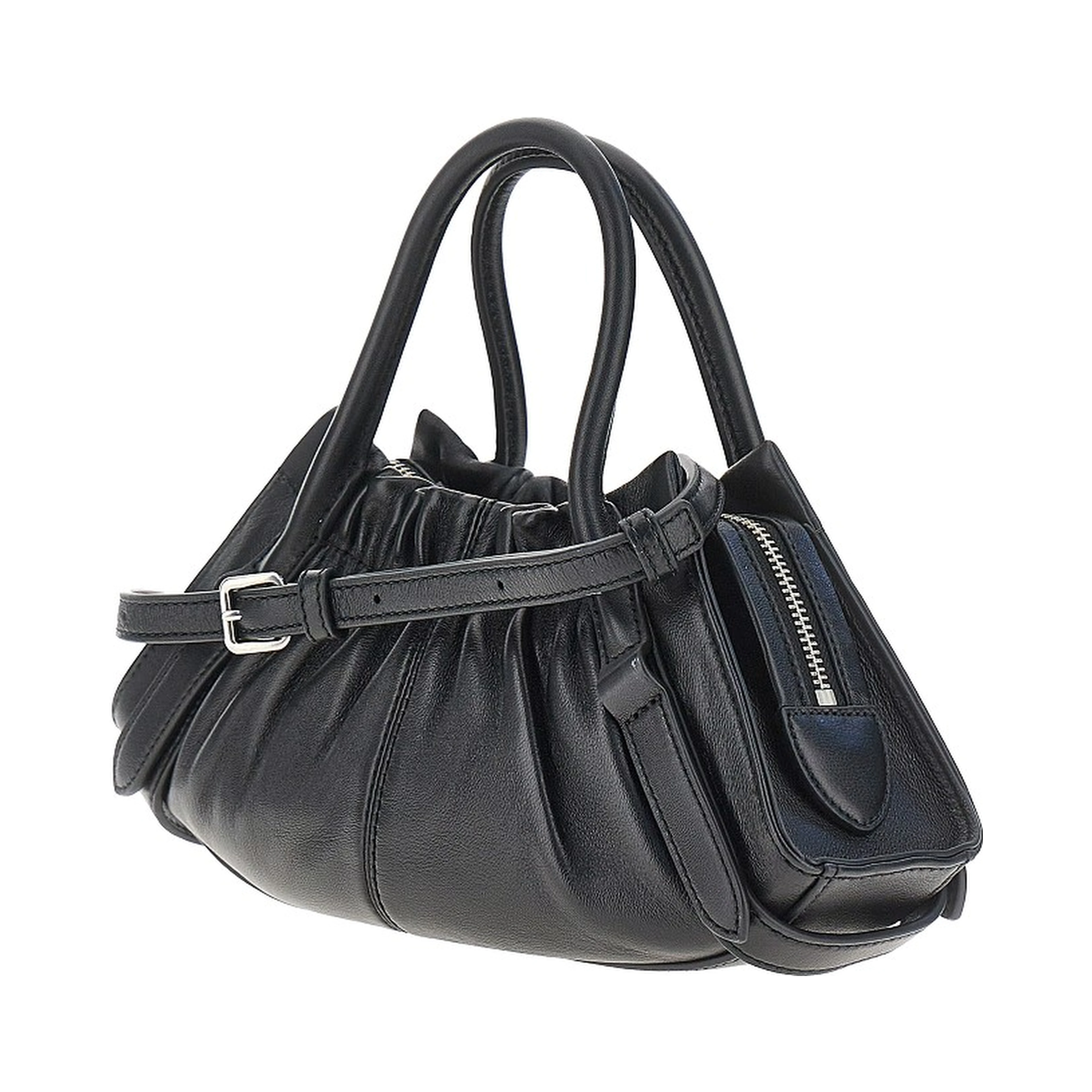 Small 'Cristina Satchel' nappa leather bag