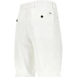 Pima cotton pants with dart